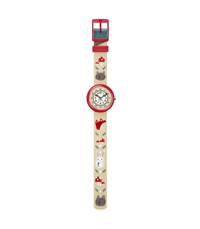 Часы Flik Flak Story Time TILLY LOU'N BUSTER Mystical Woods FBNP139