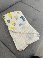 Manta de muselina de 6 capas para bebé, ropa de cama personalizada para recién nacido