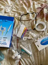 AZDENT grifo agua hilo Dental Oral Jet irrigador de agua de riego de hilo Dental cepillo de dientes SPA diente limpio y silencioso de la familia