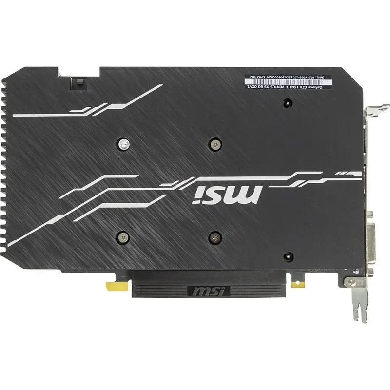 Видеокарта MSI nVidia GeForce GTX 1660TI, GTX 1660 Ti VENTUS XS 6G OCV1, 6Гб, GDDR6, OC, Ret