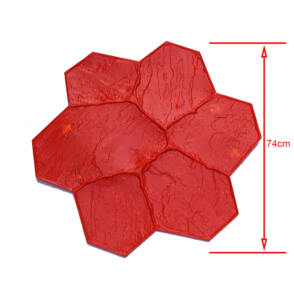 Embossed Floor Mold Stamping Material PU Concrete art color DIY printing ground can be cement mould MYFS