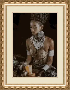 

CROSS STITCH KIT PANDATHREAD African Culture 0768