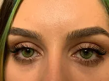 Lentillas exóticas grises para ojos, lentes de contacto verdes, varios colores, 1 par, 2021