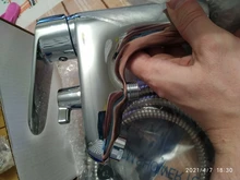 Bathroom Basin Faucet Tap-Sink-Faucet-Mixer Shower-Head Chrome Single-Handle Hot-And-Cold-Water-Hose