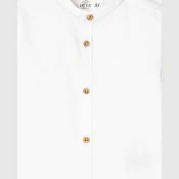 

LINEN SHIRT Bebe NINO WITH MAO collar