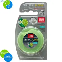 SPLAT DentalFloss объемная зубная нить с ароматом БЕРГАМОТА и ЛАЙМА