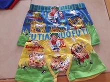 2 unids/set niños de dibujos animados ropa interior suave y transpirable bragas chico boxeador 3-11T bebé bragas dibujos animados de esponja Panty bragas ropa interior