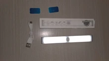 Cabinet-Lamp Wardrobe Closet Step-Lighting Motion-Sensor Bedroom Kitchen Rechargeable
