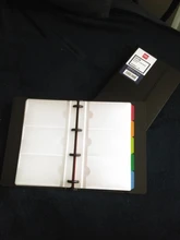 Anillos separadores de papel grueso de colores, cuaderno con 6 orificios, página indicadora A5 A6, hojas sueltas, diario, categorías, diario