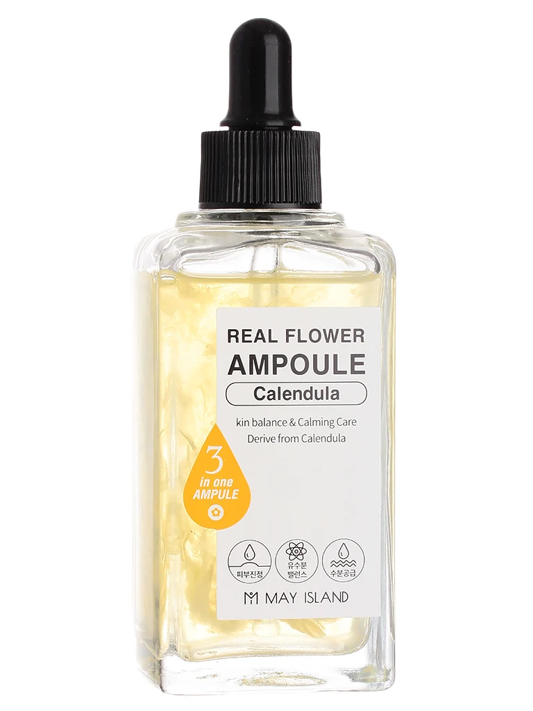 May Island Сыворотка для лица с календулой Real Flower Ampoule|Сыворотка| |