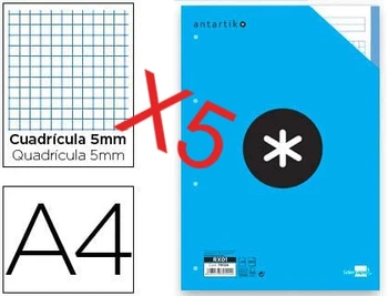 

5X REPLACEMENT ANTARTIK 100 SHEETS A4 100GR. 5 COLOR bands