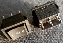 Power-Switch KCD4 Black 125VAC 3-Position-6-Pins Reset ON-OFF-ON 16A 20A 1PCS The-Arrow