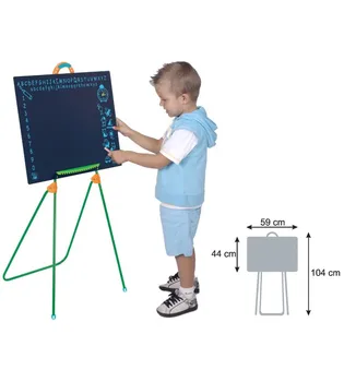 

LARGE BLACKBOARD WITH METAL FEET
