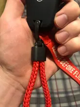 LLavero de lujo de alta calidad para coche, hebilla de herradura giratoria de 360 grados, cuero tejido a mano, colgante de bolso de Soporte para Llaveros para hombre y mujer