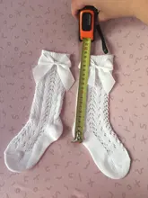 Lawadka-calcetín largo para bebé y niña, lazo para niño pequeño, calcetines de malla hasta la rodilla para recién nacido, accesorios de ropa para niños de 0 a 3 años