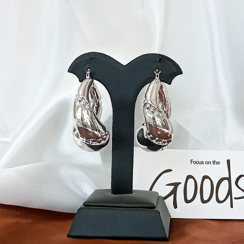 

African Gold Metal Drop Earrings for Women Steam silver Big Round Design Statement Earrings Brincos Geometric Jewelry mirafeel