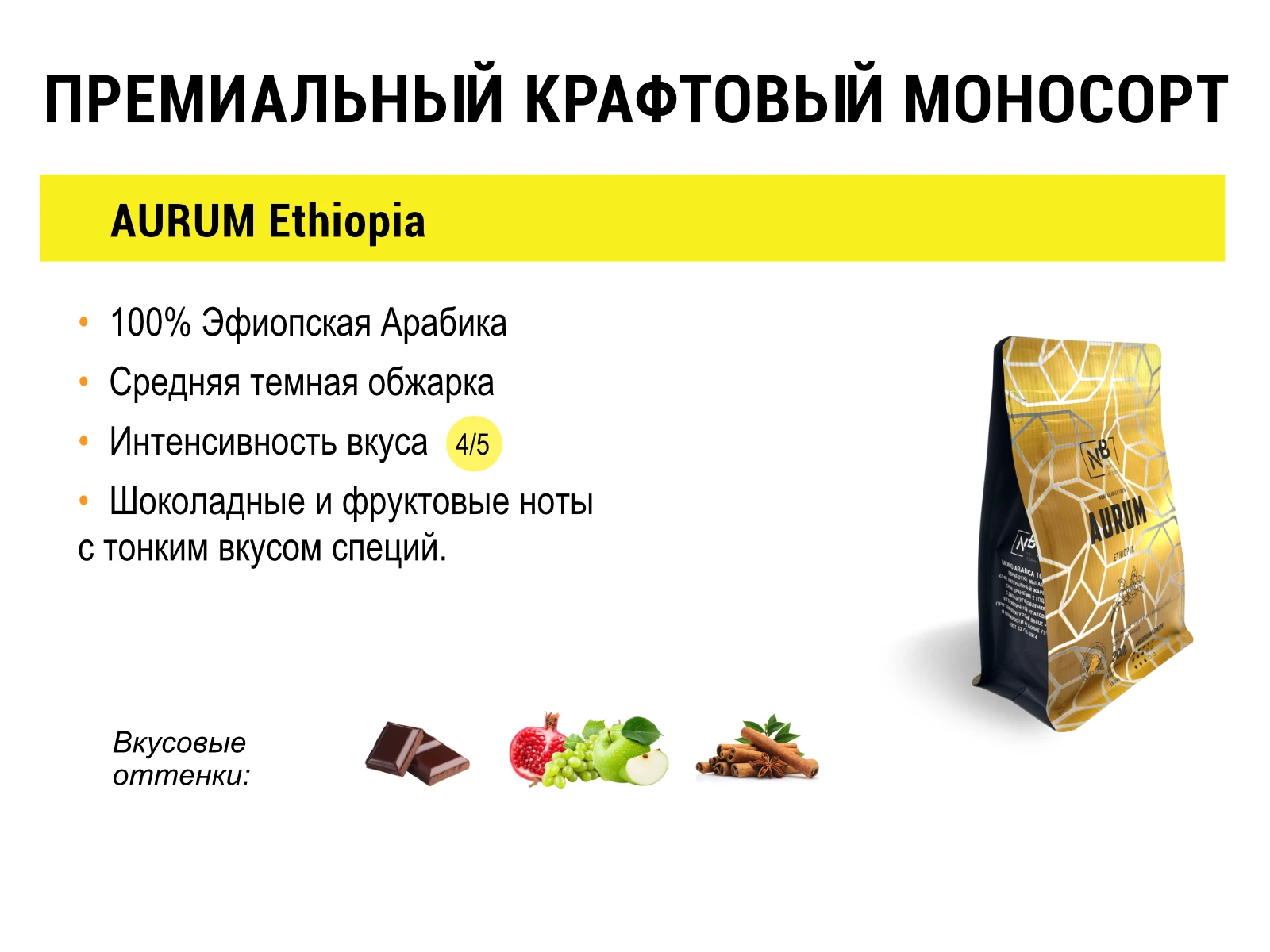 Рисунок 6 - Кофе жареный молотый. AURUM