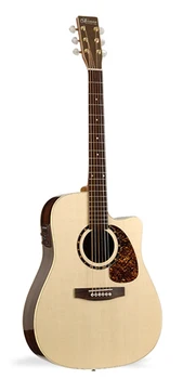 

035885 studio st68 CW element DLX tric electro acoustic guitar, with case, Norman