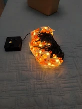 Fairy-Light Fence Led-String Patio Solar-Powered Christmas Honey Outdoor Garden 20leds