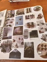 JIANWU-pegatina washi del mundo del Color 80 hojas, pegatina de gran capacidad, bolsa DIY, diario, cuarderno de recortes con pegatinas decorativas