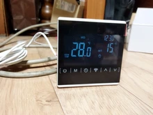 Temperature-Controller Heating-Room Electric 230V Wifi Black 110V 120V Back-Light All-Touch-Screen