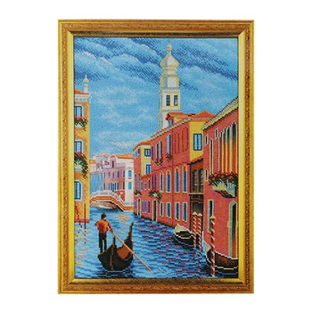 

В269 set for embroidery with beads crochet 'Bell Tower San Marco. venia' 26x38 cm