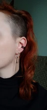 12 unids/set 2020 de oro de moda Color puños de oído hoja pendientes de Clip pendientes largos aretes pendientes para las mujeres los escaladores sin Piercing falso cartílago accesorios de aretes