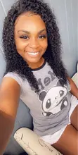 Cynosure-pelucas de cabello humano con encaje frontal para mujeres negras, Remy, rizado, brasileño, prearrancado, cierre de encaje, 13x4/13x6