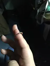 Anillo de compromiso clásico de circonia cúbica para mujer, sortija de Zirconia cúbica, Color oro rosa, Cristales austriacos