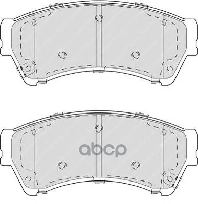 Колодки Тормозные Mazda 6 1.8-2.5 08- Передние Ferodo Fdb4062 Ferodo арт. FDB4062