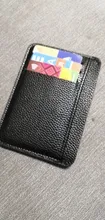 Rfid Cartera de hombre clásica Mini tarjetas de cuero de PU funda, soporte mujeres Banco tarjeta de identificación de crédito fundas de pasaporte Bolso pequeño bolso