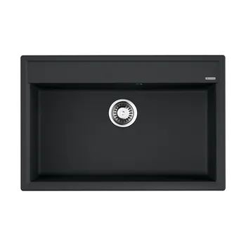 

Kitchen sink omoikiri Daisen 77-bl artgranit/black