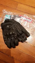 Guantes de motocicleta unisex de cuero y carbón para invierno, guantes de moto para hombre y mujer, para motocross, ATV