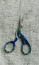 Tijeras de acero inoxidable de colores para manualidades, 1 Uds.