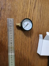 Manómetro de vacío portátil, manómetro de Dial Dual de 1/4 pulgadas NPT -30HG/0PS, medidor de presión de vacío, pantalla Digital de 2 pulgadas