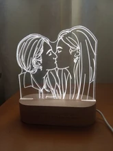 3d-Lamp Night-Light Text Fathers-Day-Gift Photo Custom Wedding-Anniversary Birthday-Mothers