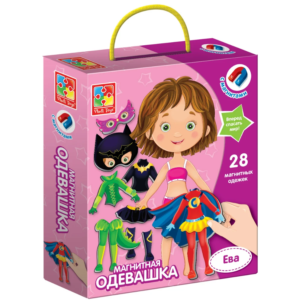 Магнитная игра одевашка Vladi Toys &quotЕва&quot|Карточные игры| |