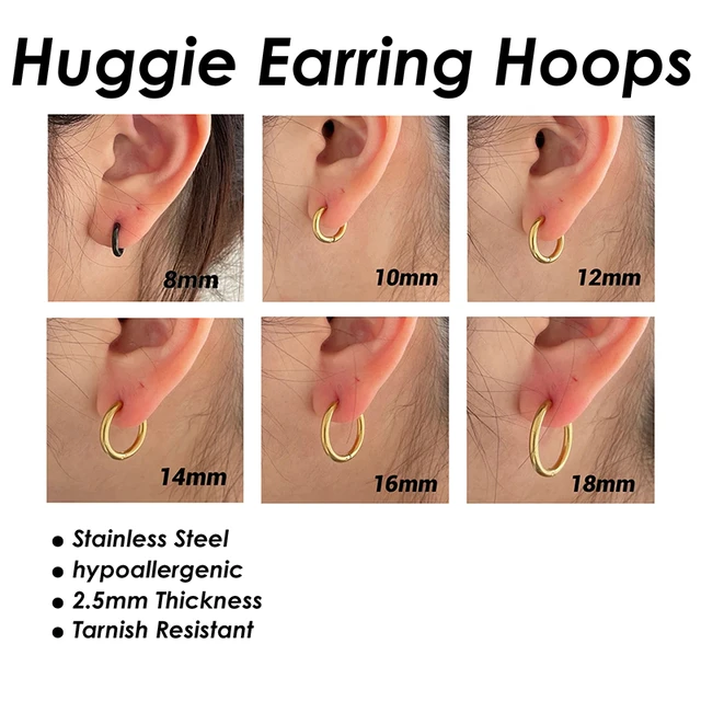 Find Your Perfect Huggie Hoop Size in 3 Simple Steps