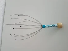 Masajeador cabezal de PC Cuello, masaje de cuero cabelludo, pulpo, relajación, Spa, venta al por mayor #82196, 1 unidad