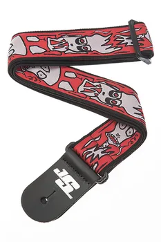 

50js02 Joe Satriani guitar strap, up in flames, Planet Waves