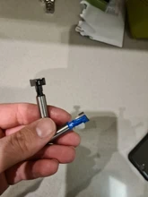 Broca de cortador de ranura en T, vástago de alta calidad, 8mm, para hexagonal Bot de 1/4 , 1 ud.