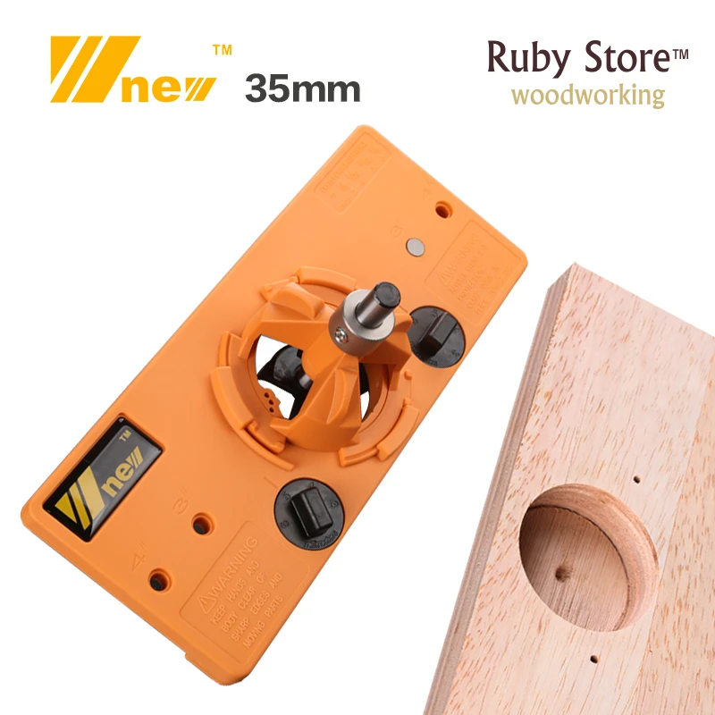 35mm Hinge Drilling Jig + 35mm Forstner Bitdrill drill drilljigs