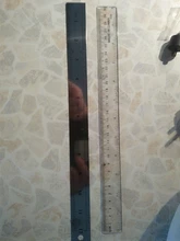 15-30cm de regla de Metal de acero inoxidable regla recta precisión regla de doble cara de la Oficina de la Escuela de dibujo de papelería
