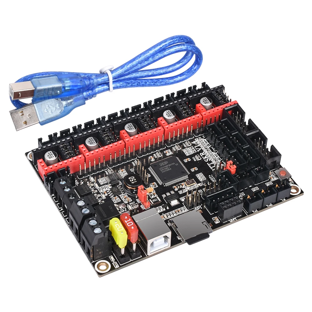 BIGTREETECH SKR V1.4/V1.4 Turbo 3d принтер плата управления+ TFT35-E3 V3.0 сенсорный экран драйверы TMC2209 TMC2208 UART обновление V1.3