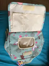 Sunveno-bolsas de pañales para bebé, bolsa de maternidad desechable reutilizable con impresiones de moda, de secado húmedo, de doble ASA, 21x17x7CM