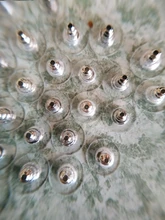 Lote de pendientes de goma para hacer joyas, 100 unidades