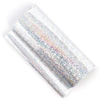 

Трансферная поталь голографическая "Craft Premier", серебро средние точки