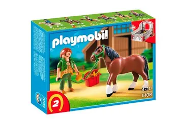 

PLAYMOBIL - Shire with stable, red and gray Color (5108)