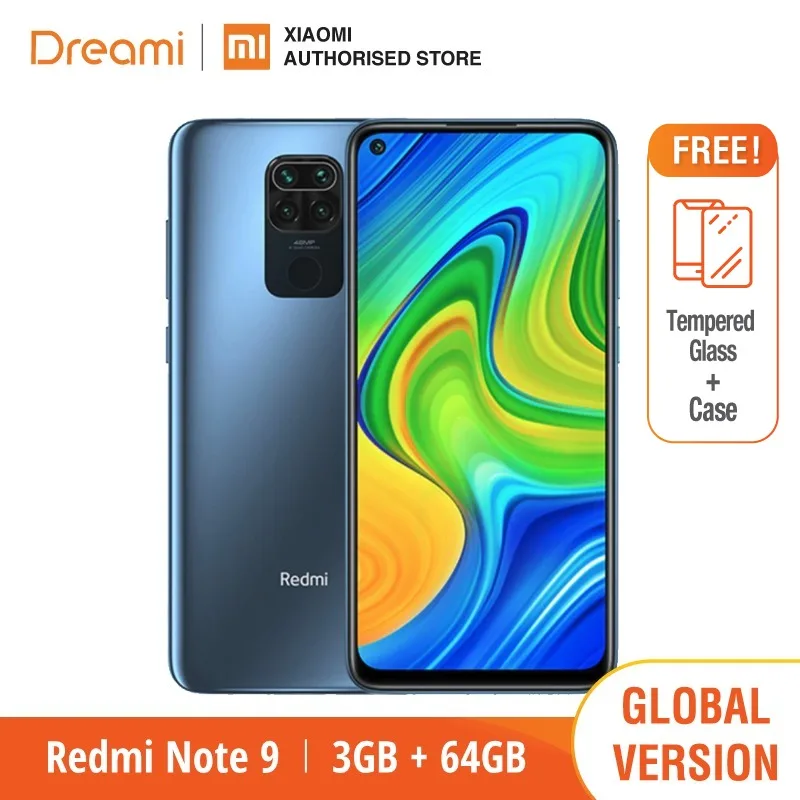 Глобальная версия Xiaomi Redmi Note 9 3 Гб RAM 64 ROM NFC (абсолютно новый/Герметичный) redminote9 note9
