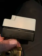 Válvula de bola eléctrica motorizada de 3 vías AC220V, tres cables, dos controles para aire acondicionado